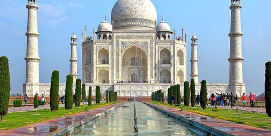 Portada de la audioguía Taj Mahal en la India.