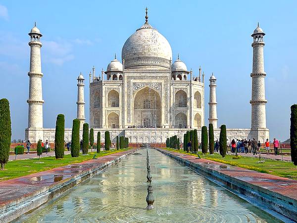 Portada de la audioguía Taj Mahal en la India.