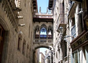 portada audioguía del Barrio Gótico de Barcelona en español